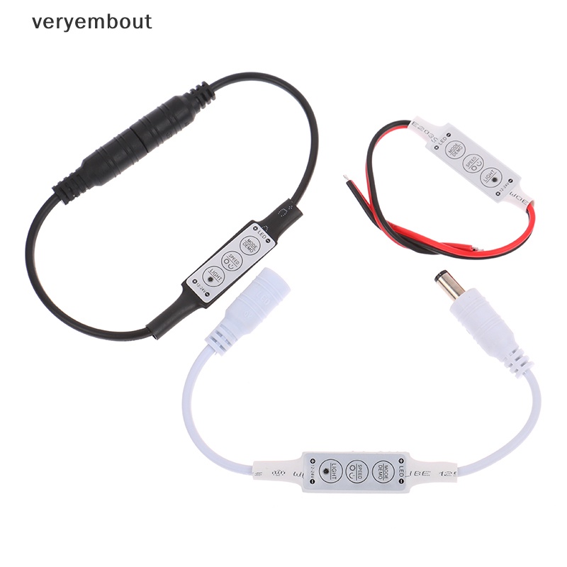 Set 2 Bộ Điều Khiển Đèn Led Mini DC 12V 24V 3 * 4A Tiện Dụng