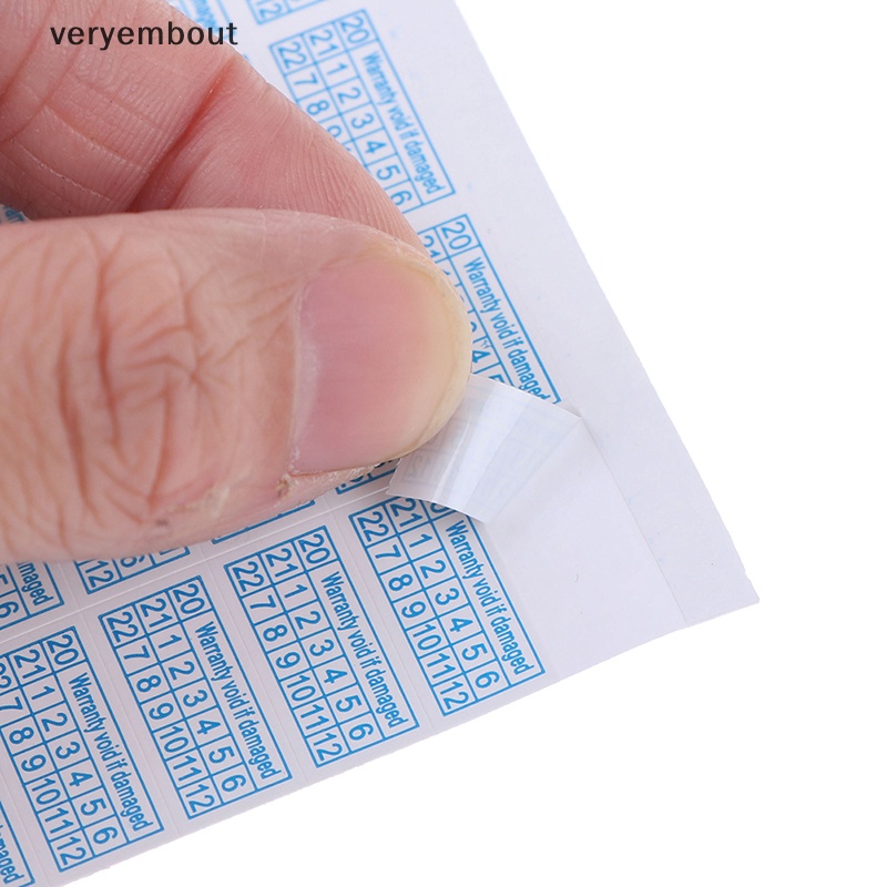 Set 200 Nhãn Dán Bảo Vệ An Toàn Bị Hư Hại 2020-2022 n