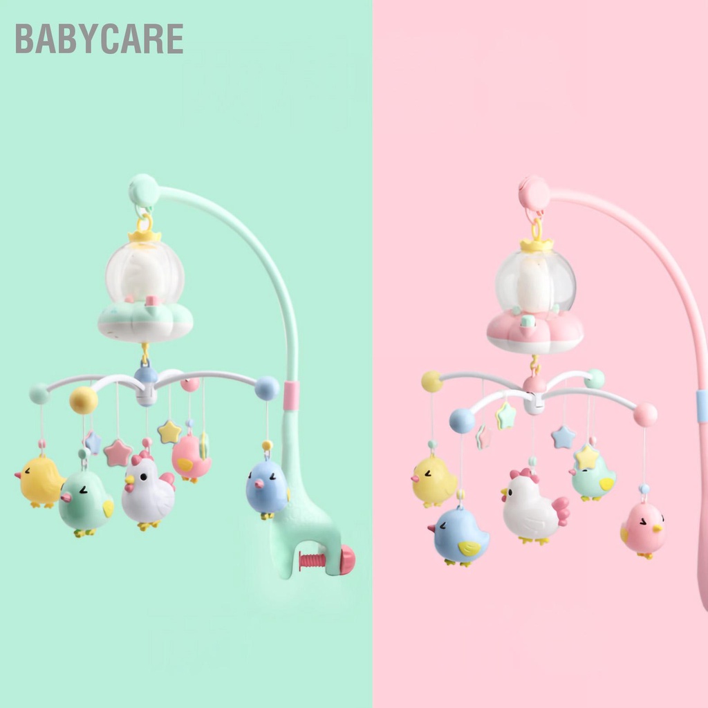 Babycare Có hàng sẵn Nôi âm nhạc cho bé Di động có đèn ngủ Hộp xoay đa năng trẻ sơ sinh