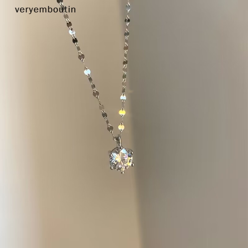 Vòng cổ Đính Đá Zircon Đơn Giản Thời Trang Dành Cho Nữ