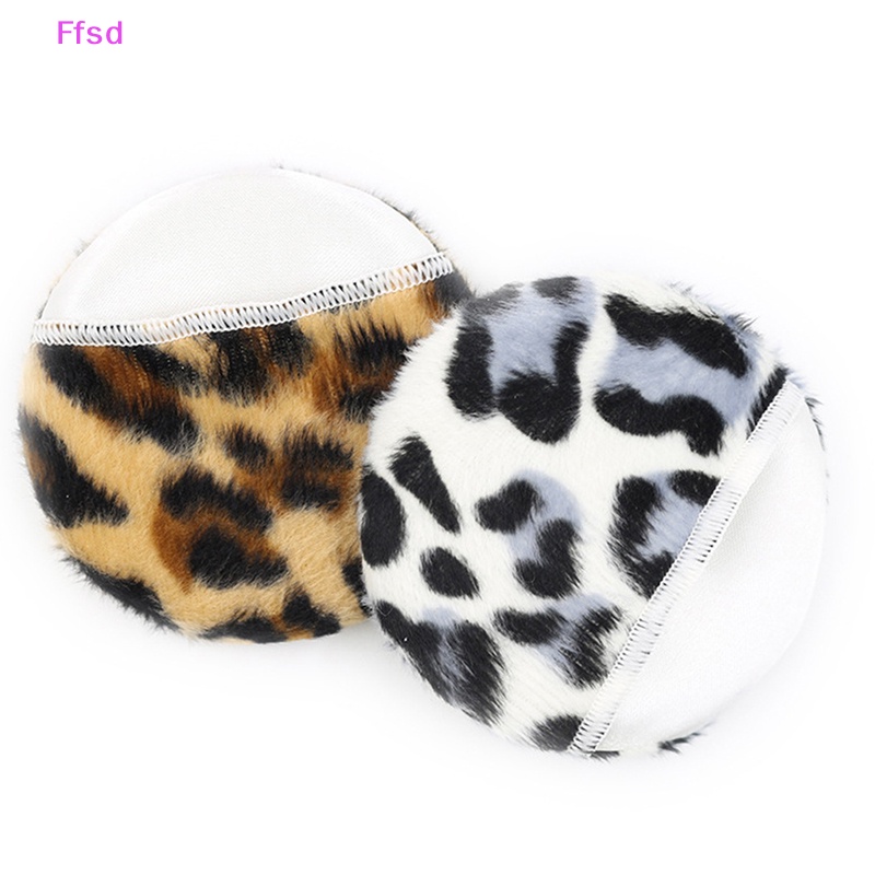 1 Mút Trang Điểm Mini Bằng Cotton Họa Tiết Da Báo