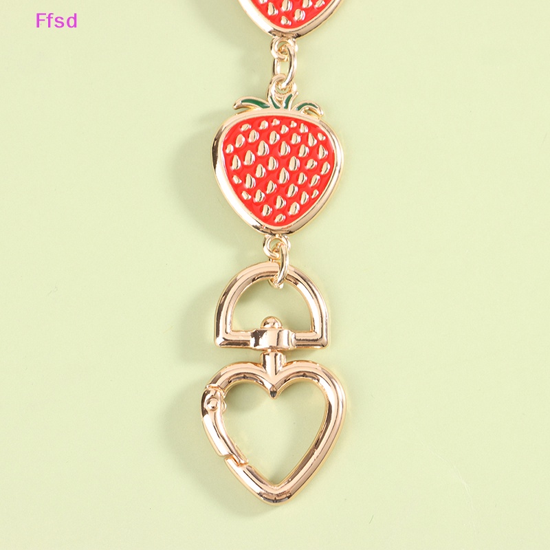 {Ffsd} Dây Xích Mở Rộng Thay Thế Hình Quả Dâu Dễ Thương Trang Trí Túi Xách