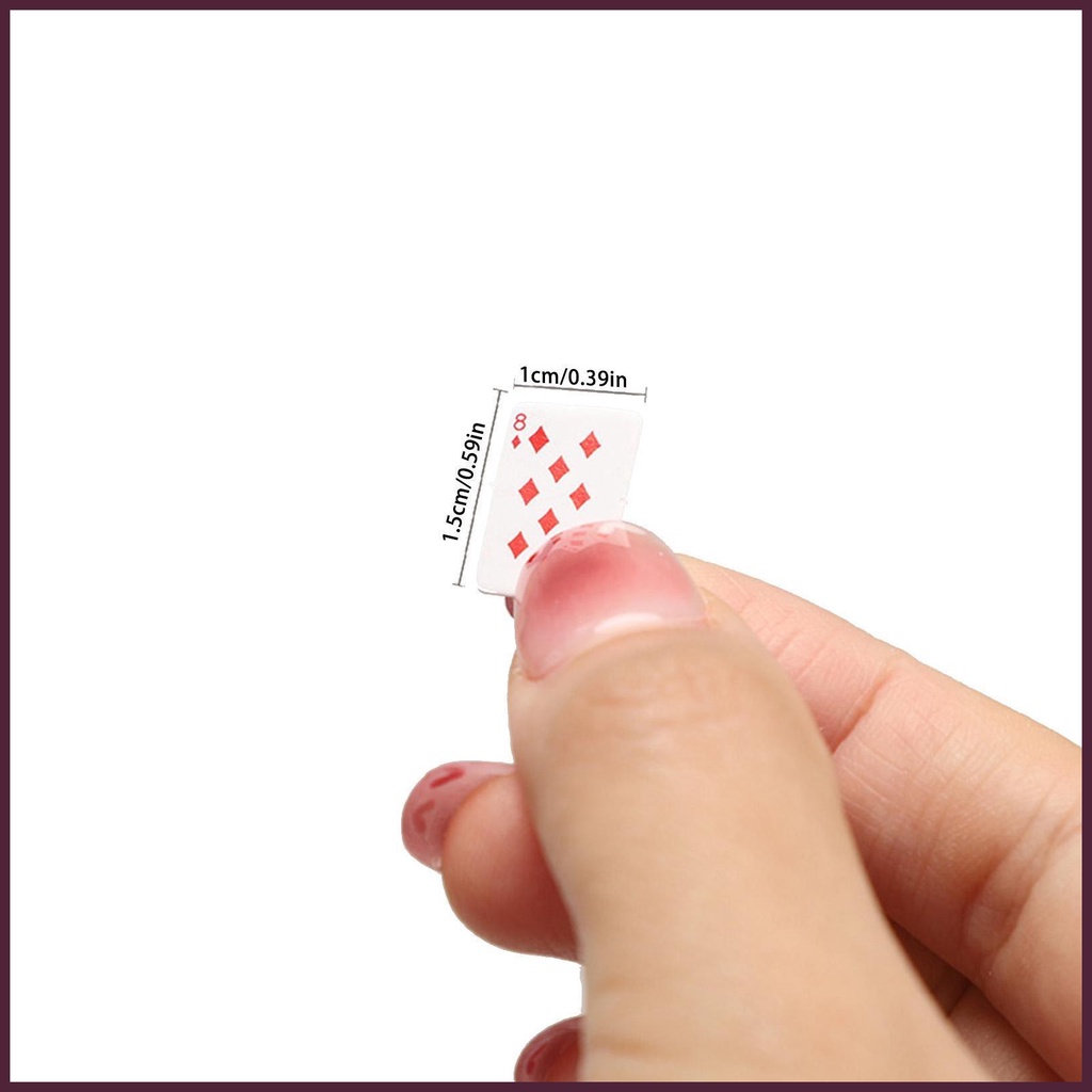 Bộ Bài Poker Mini Cho Nhà Búp Bê