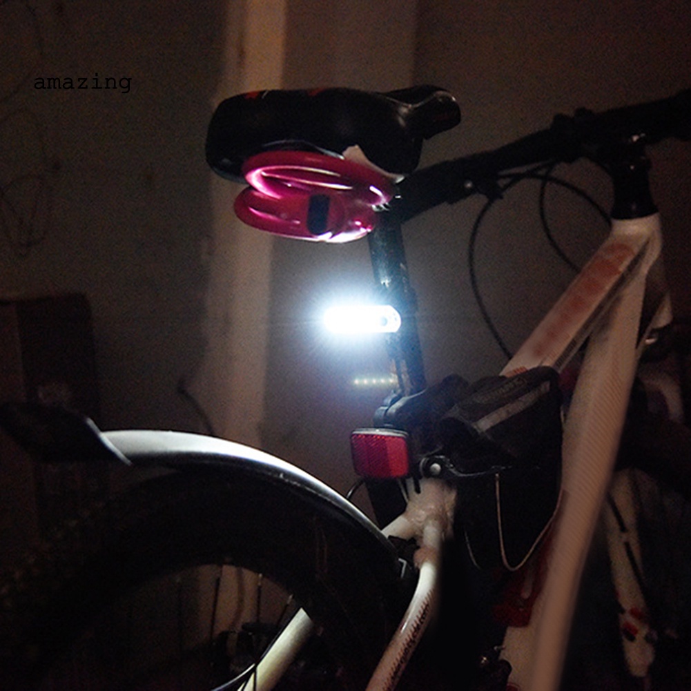 Đèn LED COB Cảnh Báo An Toàn Siêu Sáng Gắn Đuôi Xe Đạp Leo Núi