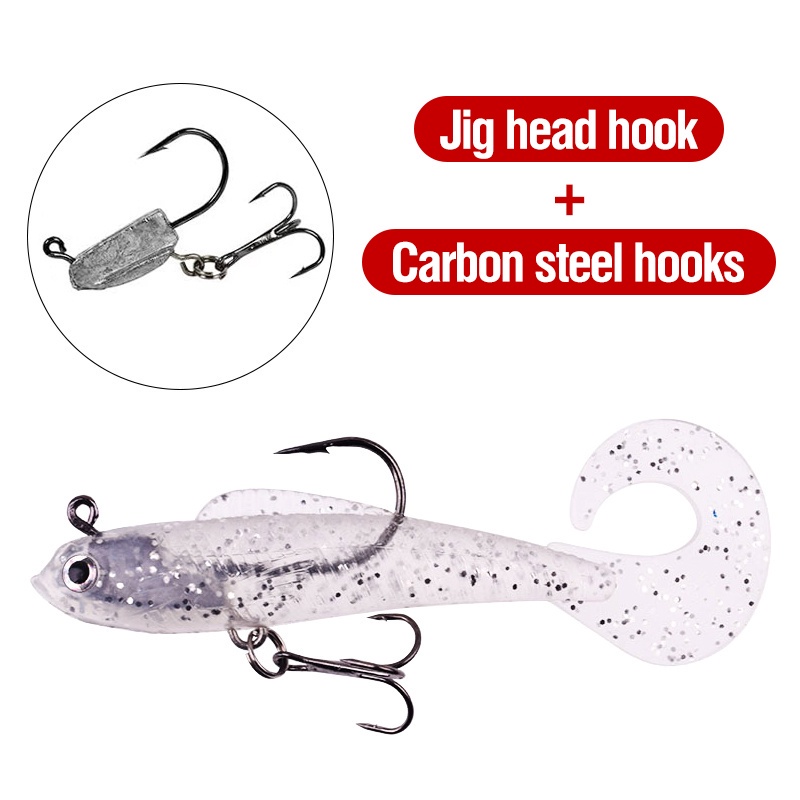 Tokushima 1 Mồi Câu Cá Giả Hình Cá 3D Mềm Mại 9cm / 9.5g