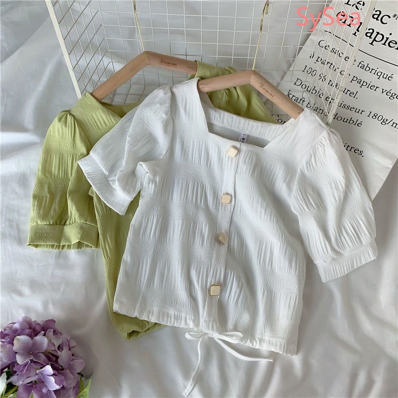 Áo Voan Ngắn Tay Thời Trang Mùa Hè Dành Cho Nữ