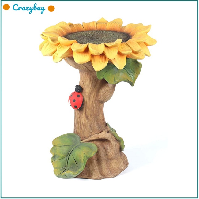 Cr Hộp Đựng Thức Ăn Cho Chim Hình Hoa Hướng Dương Trang Trí Sân Vườn
