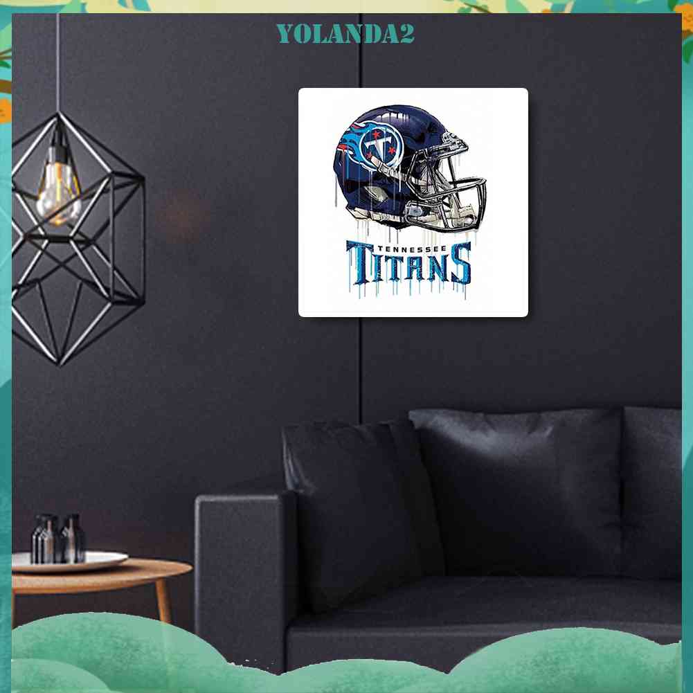 Tranh Đính Đá Kim Cương Toàn Bộ 5D DIY Hình Tennessee Titans