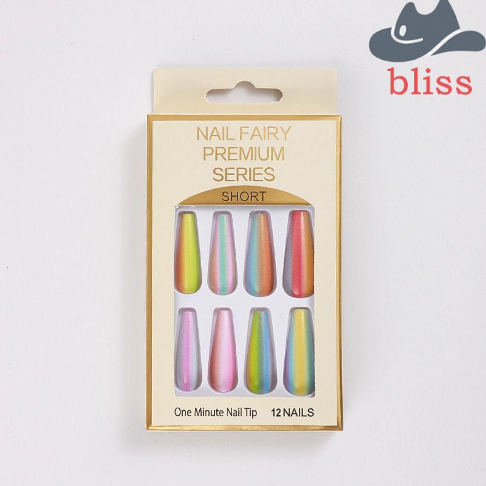 Bộ Móng Tay Giả Dài Siêu Mỏng Dạng Nhấn Che Phủ Toàn Diện DIY