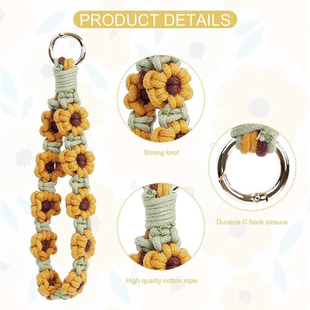 Dây Đeo Cổ Tay Có Móc Khóa Phong Cách Boho