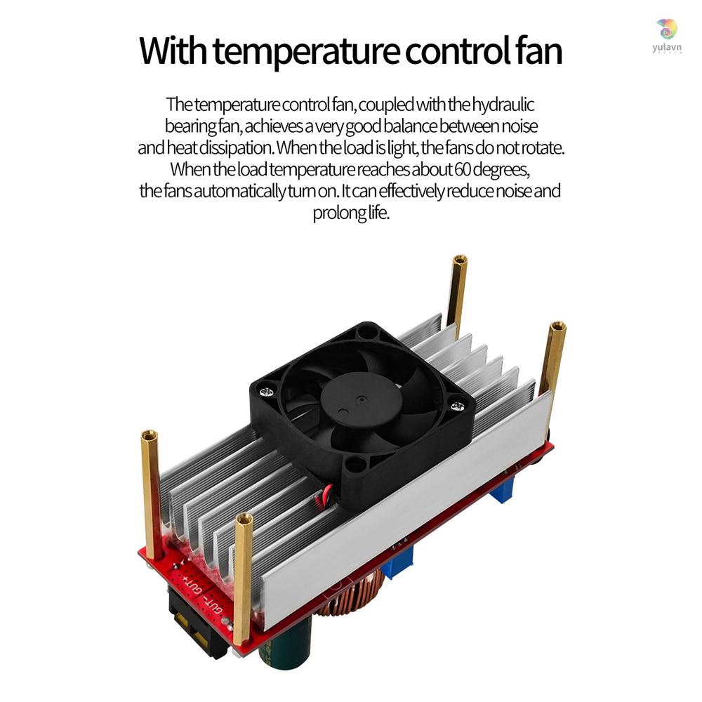 Mô Đun Tăng Áp Đầu Vào DC10-60V 0.8-20A 1500W Chuyên Dụng
