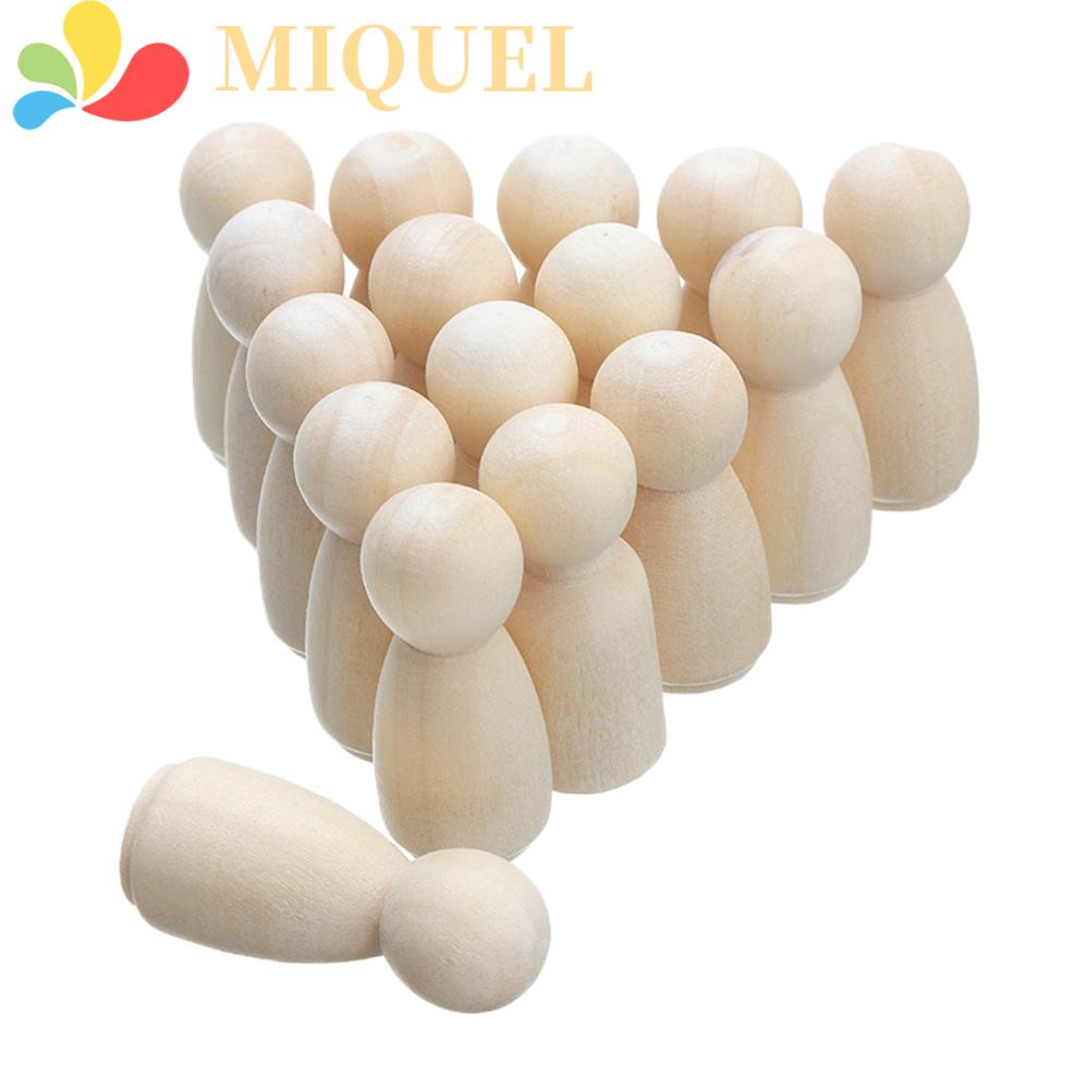 Búp Bê Gỗ Tự Nhiên Dùng Làm Đồ Thủ Công Cho Bé