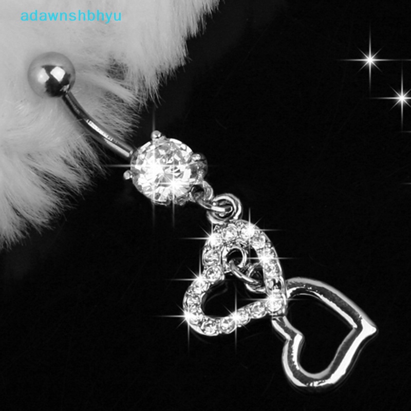 Khuyên RốN HìNh Tim ĐíNh Đá Xinh XắN