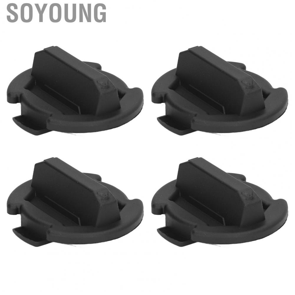 Soyoung Floor Drain Plug  4PCs Floor Drain Plug Twist Seal Great Sealing Long Lifespan Rust Resistant  for UTV