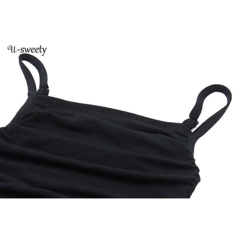 Áo Tank Top Cổ Yếm Không Tay Màu Trơn In Họa Tiết Thời Trang 2023 Cho Nữ