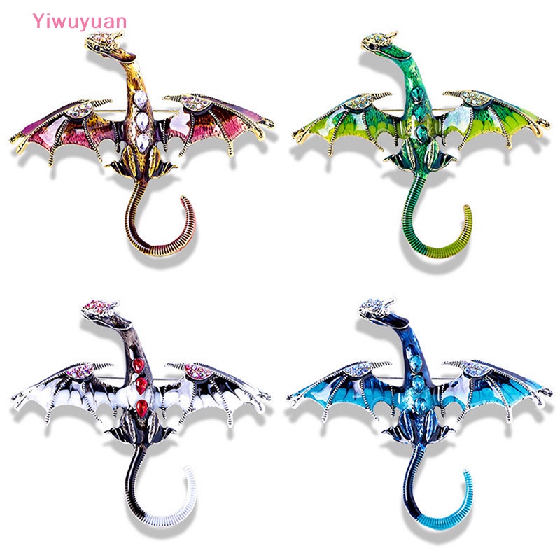 Ghim Cài Áo Hình Rồng Bay Phong Cách Cổ Điển Mới