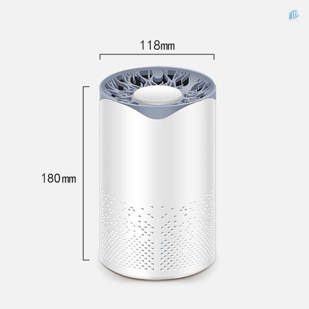 Máy Lọc Không Khí UV 5 Lớp USB Để Bàn Làm Sạch Không Khí Cho Nhà Ở / Văn Phòng / Xe Hơi / Tủ Quần Áo