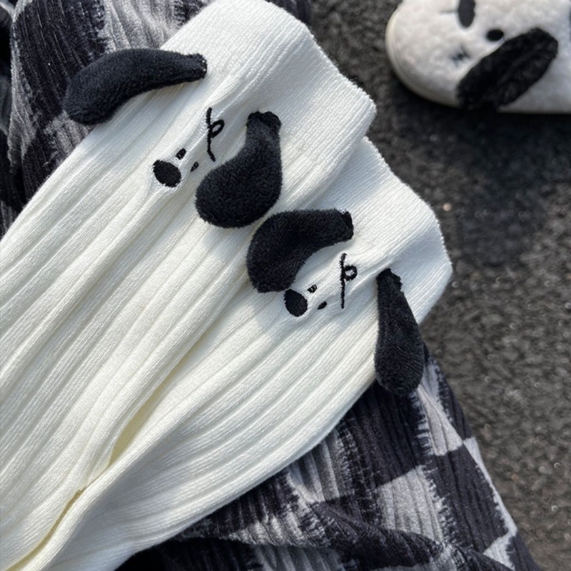 3D Doll Socks, Children's Cartoon Socks, Japanese Fashion, Cute and Fun Socks, Ears, Puppy Socks, Versatile White Floor Socks, Harajuku