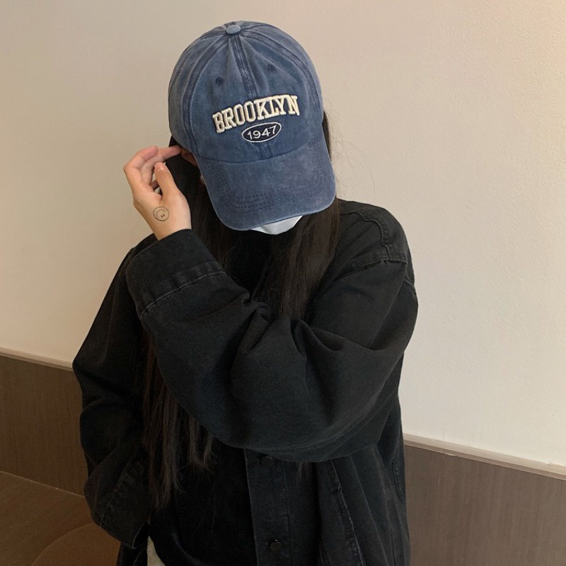 Mũ Lưỡi Trai Mềm Chất Lượng Cao Phong Cách Vintage 1987