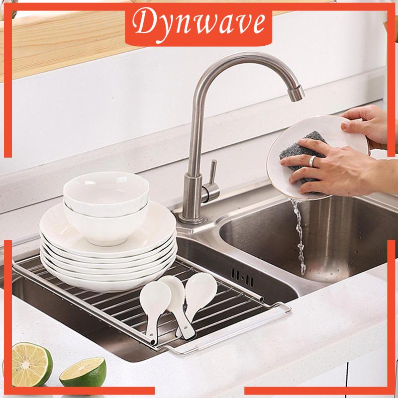 Giá Đỡ Để Ráo Nước Bằng Thép Không Gỉ Có Thể Điều Chỉnh Cho Bồn Rửa