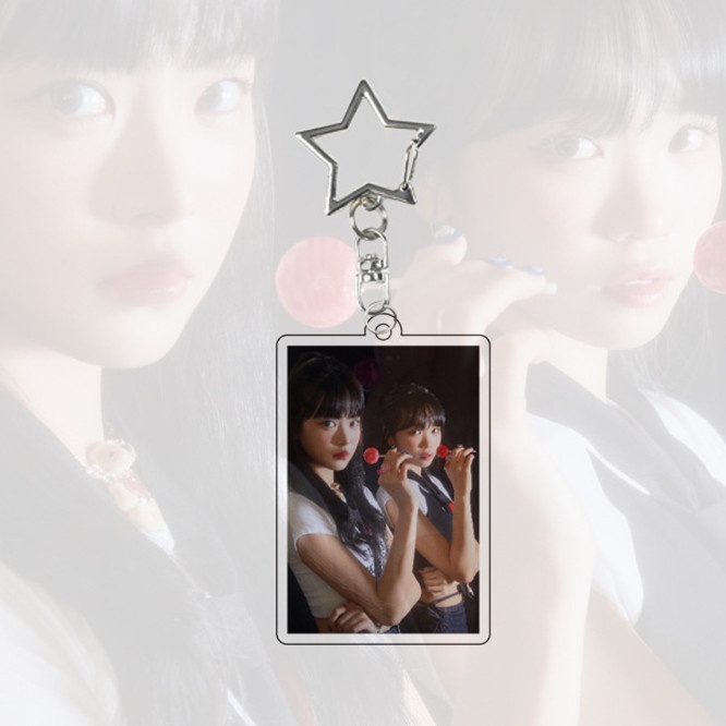 1 Móc Chìa Khóa Acrylic In Chữ Lesserafim KAZUHA SAKURA Enchae CHAEWON YUNJIN Dễ Thương