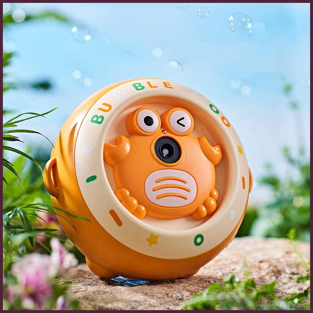 Đồ Chơi Thổi Bong Bóng Tự Động Hình Cua Chống Rò Rỉ