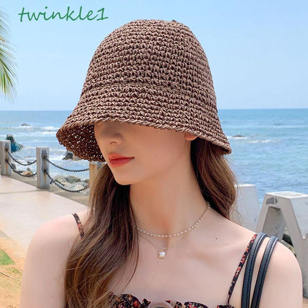 Mũ Bucket Chống Nắng Tia UV Màu Sắc Đơn Giản Phong Cách Hàn Quốc Cho Nữ