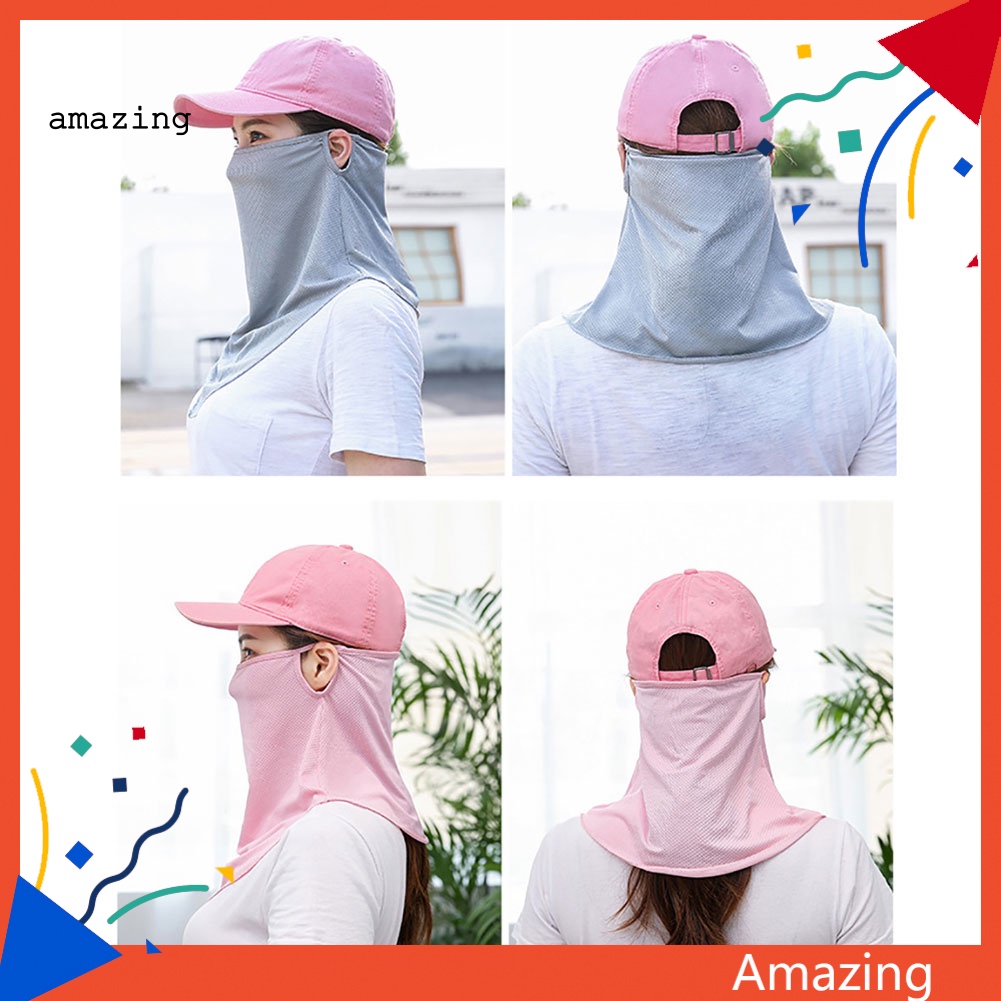 Khẩu Trang Chống Nắng Chống Tia UV Thoáng Khí Màu Sắc Đơn Giản