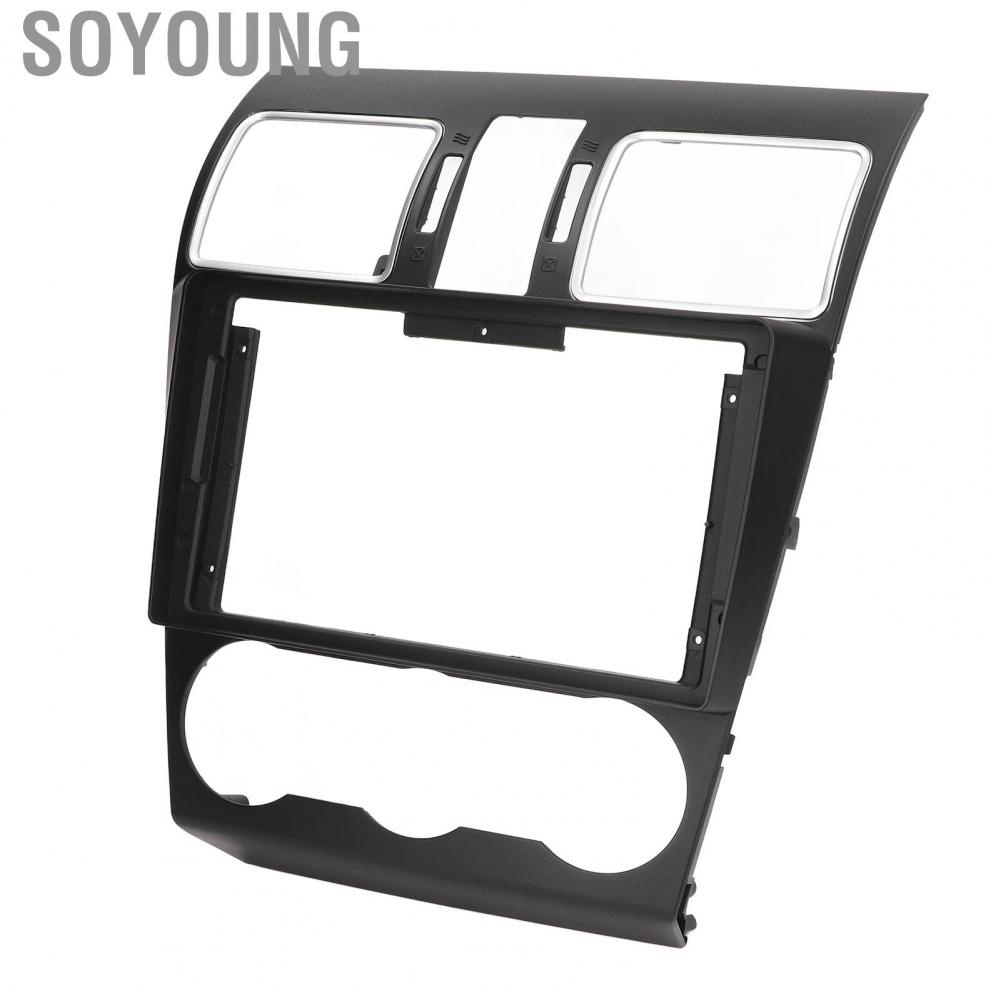 Soyoung Stereo Fascia 9in Car  Stereo Fascia  Panel Frame Replacement for SUBARU FORESTER 2012-2015 New Arrivals
