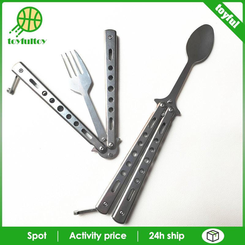 Muỗng Hình Bướm Dạng Mở Dùng Để Nướng BBQ Khi Đi Du Lịch