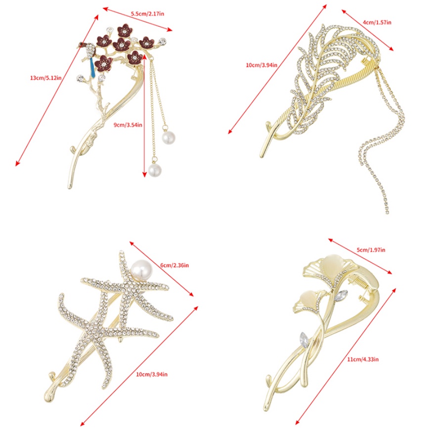 Kẹp Tóc Tua Rua Đính Đá Thời Trang