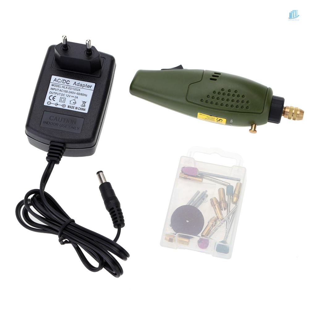 Bộ Dụng Cụ Mài Đánh Bóng Chuyên Nghiệp 12V DC AC100-240V