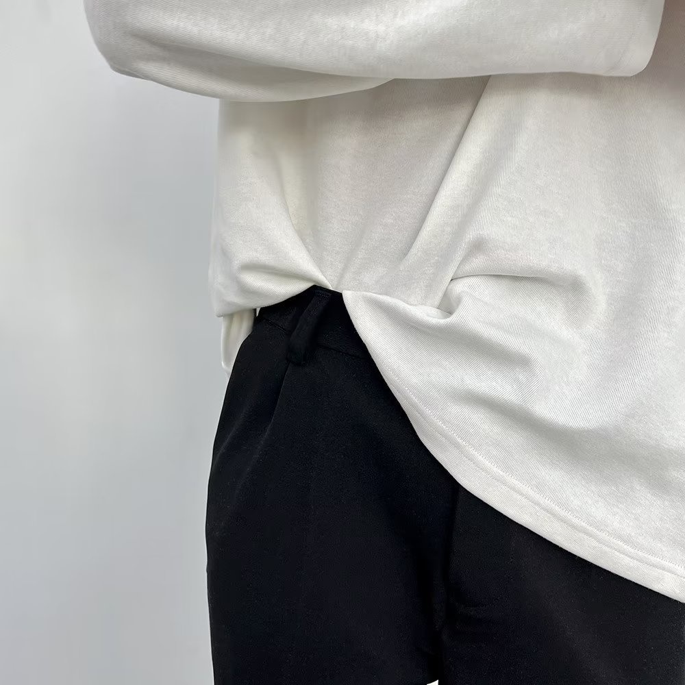 Quần Dài Nam Ống Đứng Xẻ Tà Màu Đen Thời Trang Mùa Hè Cao Cấp