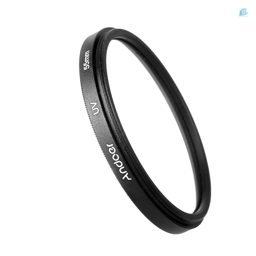 Kính Lọc UV Andoer 55mm Siêu Mỏng Bảo Vệ Ống Kính Máy Ảnh DSLR