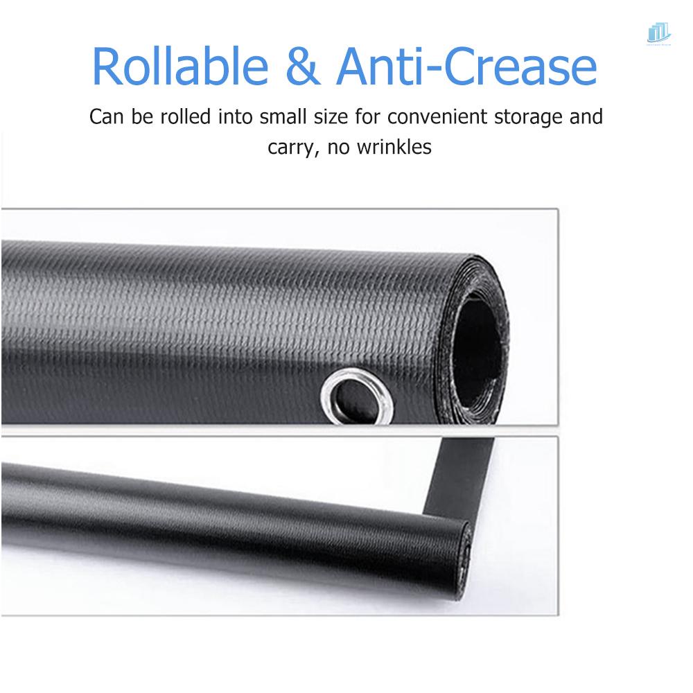 Màn Hình Máy Chiếu 100 Inch 16: 9 HD Chống Trầy Xước Chống Dị Ứng Dùng Trong Nhà / Ngoài Trời