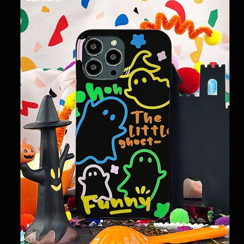Ốp Điện Thoại Cứng Họa Tiết Cô Gái Và Ma Độc Đáo Cho iPhone13 Male / 8p14Pro 12 F32C Maxxr11