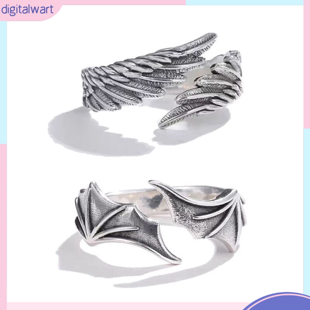 Nhẫn Đôi Hình Đôi Cánh Thiên Thần Có Thể Điều Chỉnh Thời Trang