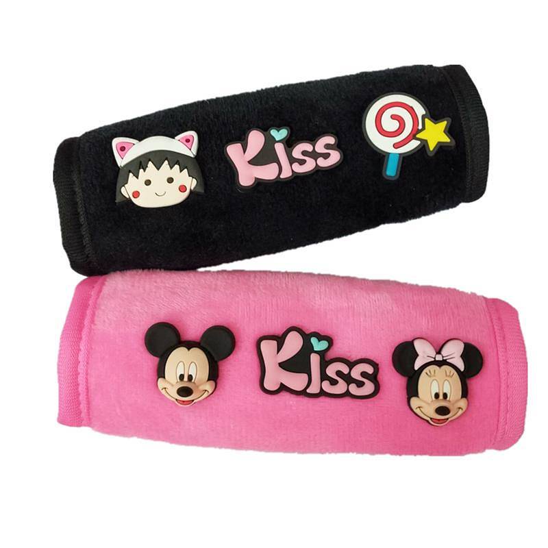 Cute Car Door Handle Protective Casing Cartoon Vehicle Handle Protective Cover Roof Gloves Car Interior Female Decoration Supplies PHwd