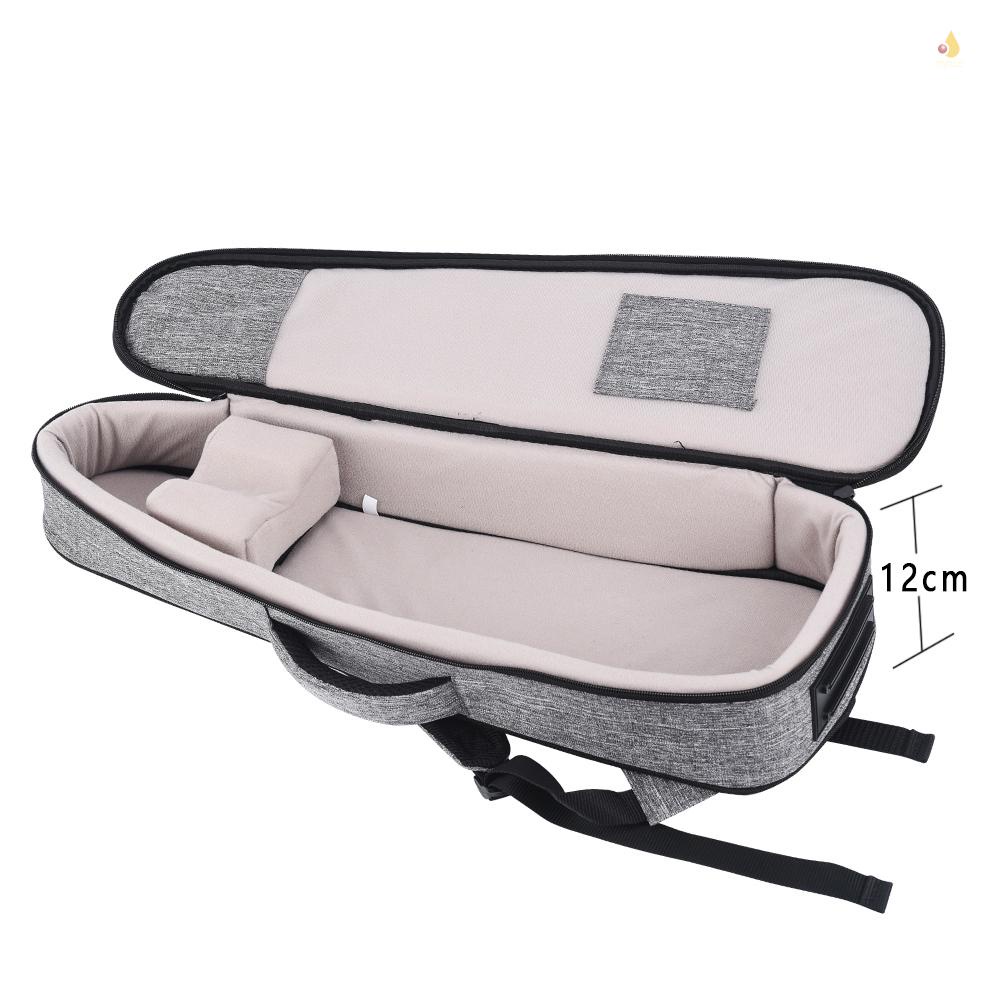 Túi Đựng Đàn Ukulele 26 Inch 18mm Có Đệm Lót Hai Dây Đeo Vai Tùy Chỉnh Tiện Dụng