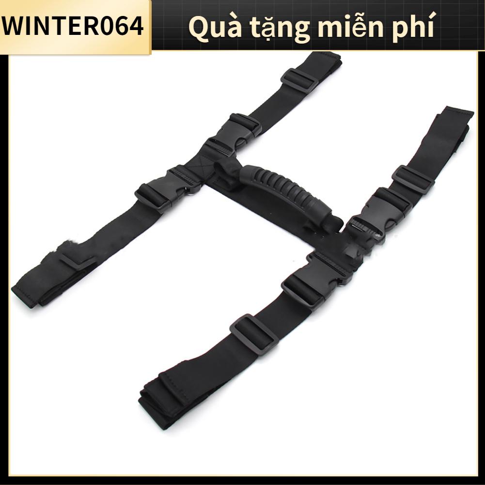 Winter064 Đuôi Xe Máy Hộp Khóa Dây Đeo Có Thể Điều Chỉnh Chống Mài Mòn Với Tay Cầm Phụ Kiện Đa Năng