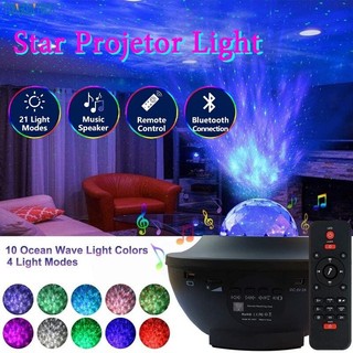 New Đèn Star Projector Đèn chiếu sao Galaxy cho trang trí phòng ngủ Đèn led sao có thể kết nối bluetooth và phát nhạc
