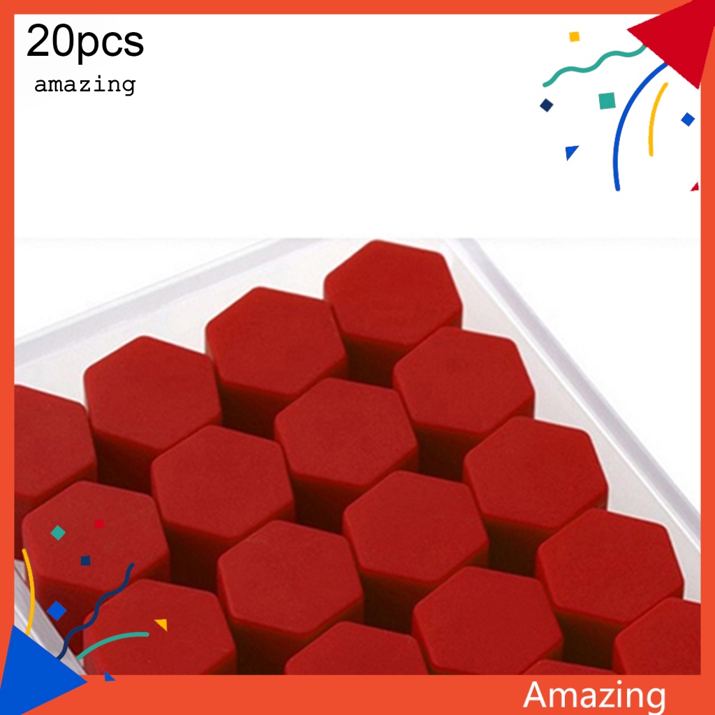 Set 20 Nắp Đậy Ốc Vít Bánh Xe Hơi Bằng Silicone
