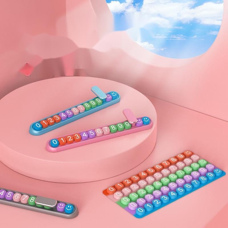 Bảng Số Điện Thoại Đỗ Xe Tạm Thời Bằng Hợp Kim Nhôm Chất Lượng Cao