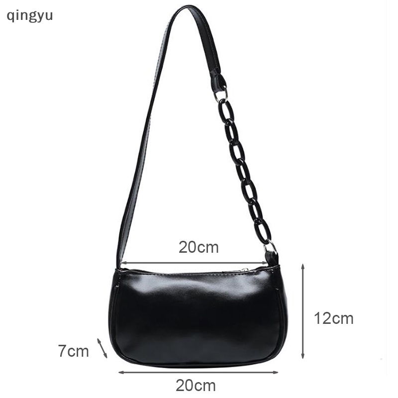 Qingyu Túi Xách Tote Đeo Vai Họa Tiết Cổ Điển Thanh Lịch Thời Trang Cho Nữ