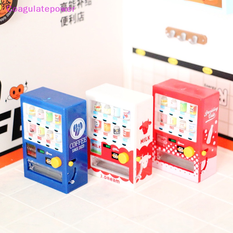 Mô Hình Máy Bán Nước Uống Mini Trang Trí Nhà Búp Bê