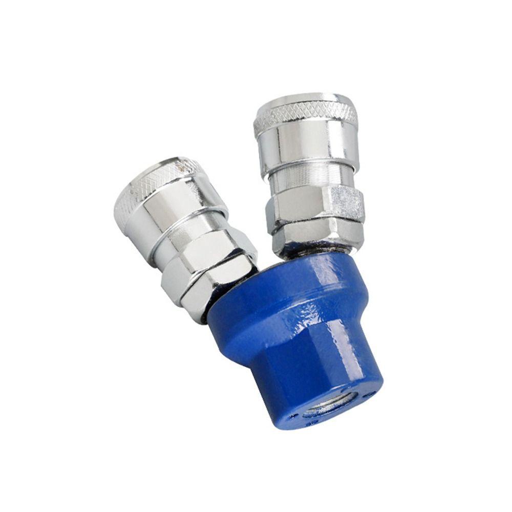 KUNHEV Đầu Nối Nhanh Khí Nén Hình Tròn Hai Chiều Chống Oxy Hóa Dễ Lắp Đặt Loại C