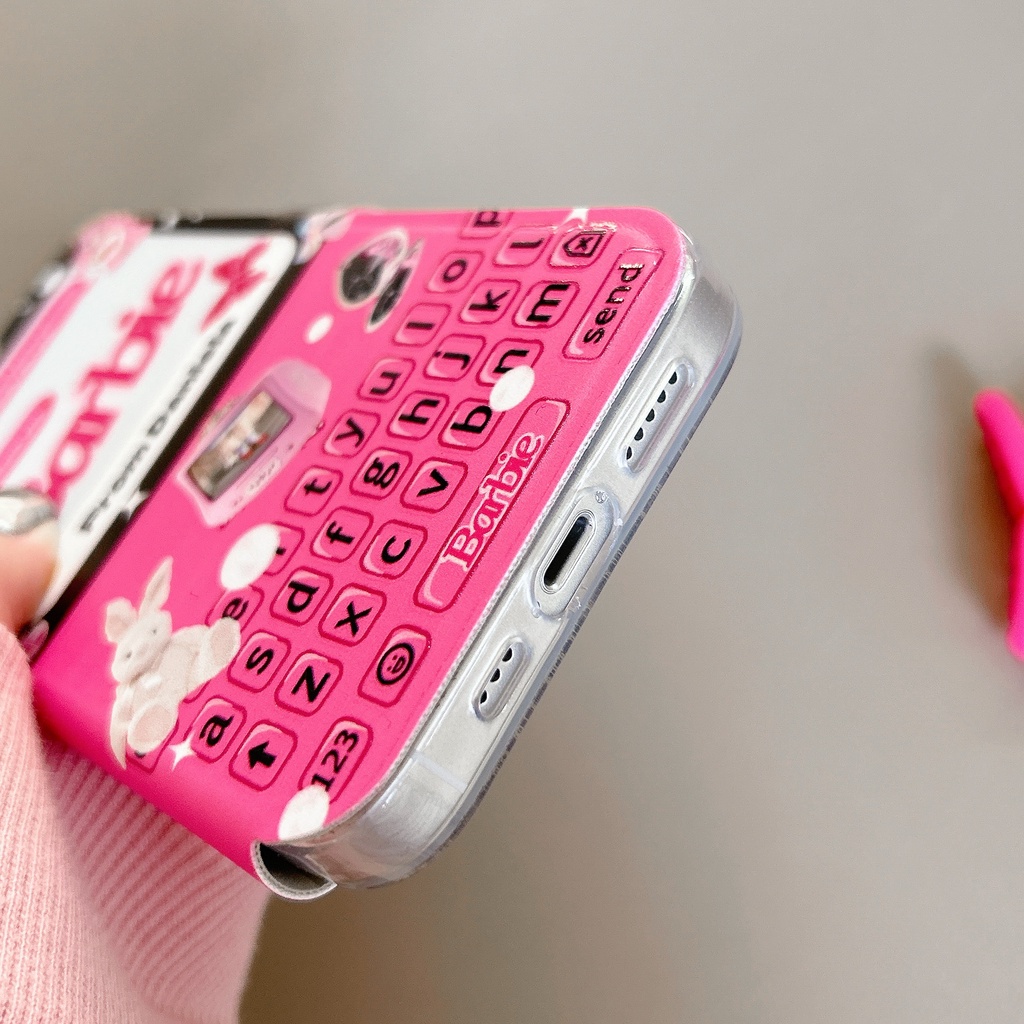 Ốp Điện Thoại tpu Dẻo Trong Suốt Họa Tiết Hoạt Hình Barbie Cổ Điển Chống Sốc Cho iPhone 14 13 12 11 PRO MAX
