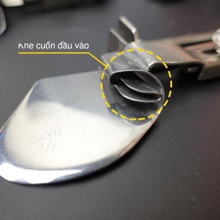 Cữ cuốn + Tặng ốc bắt cữ, 6 kích cỡ cuốn gấu, cuốn lai áo, lai quần, cuốn biên máy 1 kim