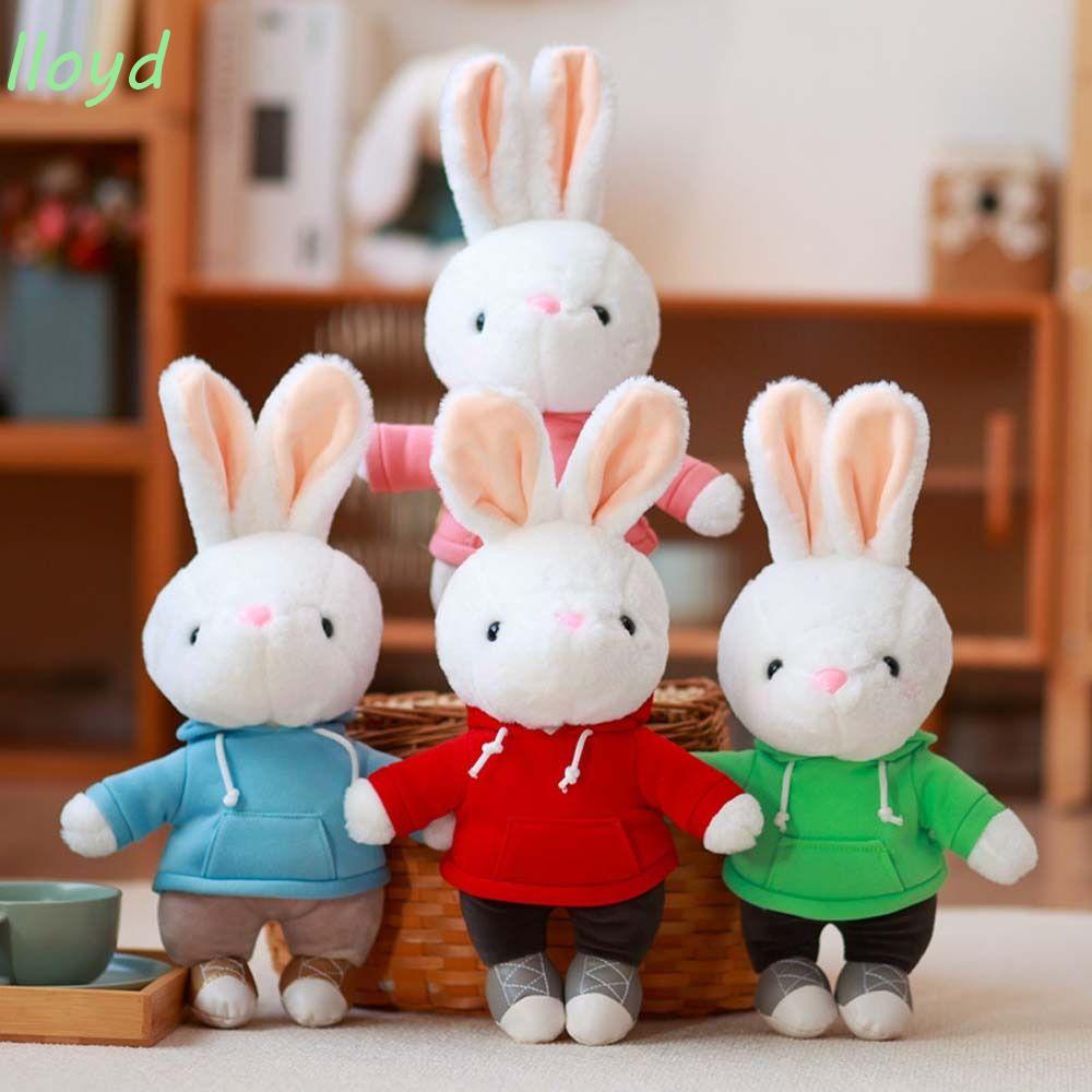 Thỏ Nhồi Bông Mềm Mại Đáng Yêu Trang Trí Nhà Cửa