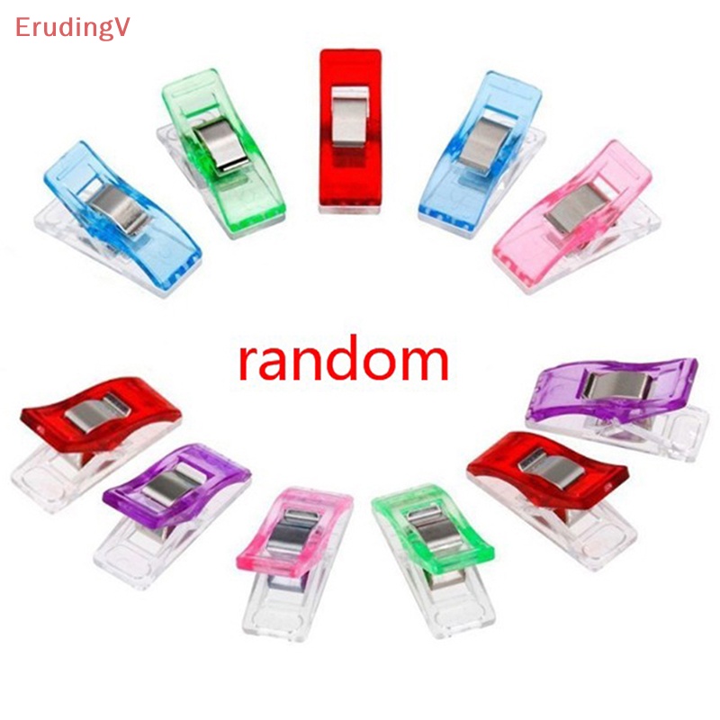 Bộ 20 Kẹp Nhựa Nhiều Màu Dùng Trong May Vá DIY